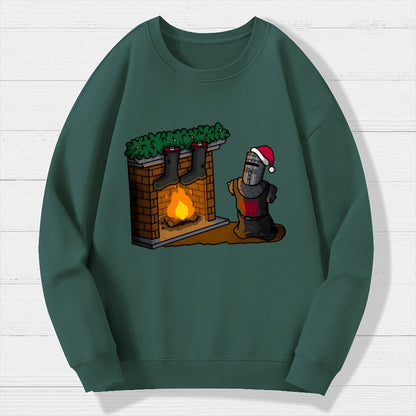 Black Knight Christmas Geek Cotton Sweatshirt