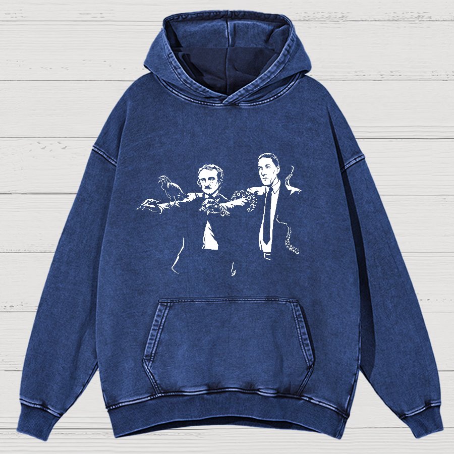 DARK FICTION II Vintage Distressed Hoodie
