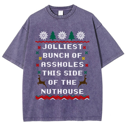 Jolliest Bunch of Assholes This Side of The Nuthouse Vintage Distressed T-shirt