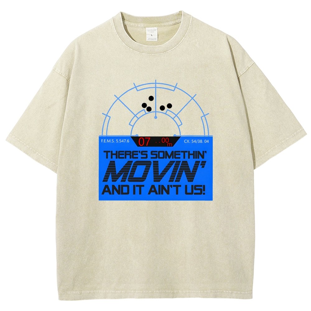 Motion Tracking - Somethin' Movin' Space Corps Vintage Distressed T-shirt