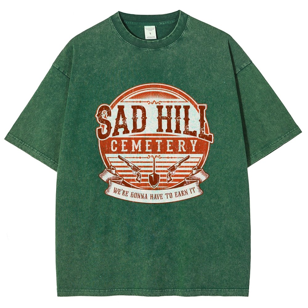 Lonely Hill Cemetery Vintage Distressed T-shirt