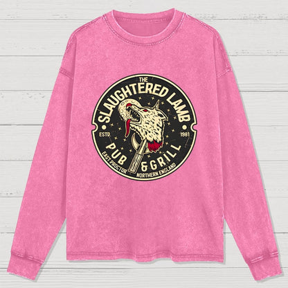 The Slaughtered Lamb Washed Long Sleeve Tee