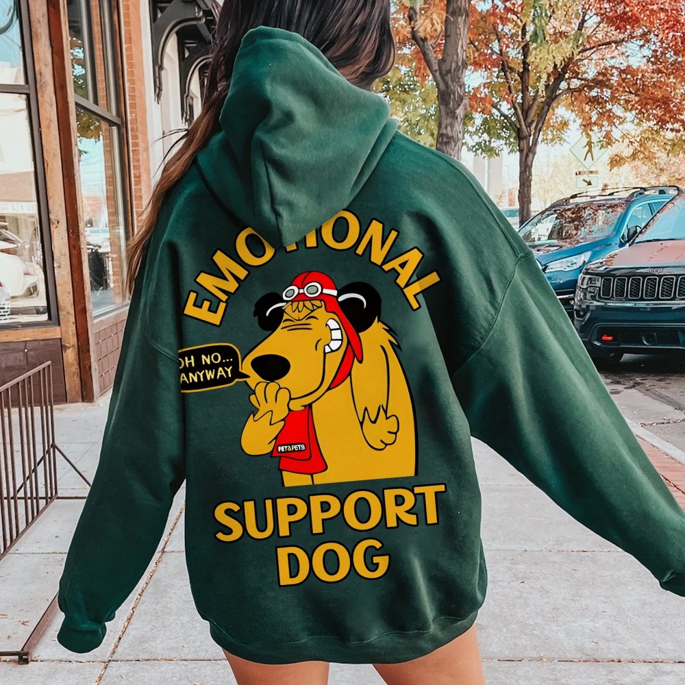 Support Or Not? Printed Back Unisex Cotton Hoodie