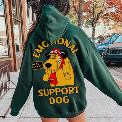 Support Or Not? Printed Back Unisex Cotton Hoodie