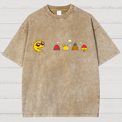 PAC-SUMMER Vintage Distressed T-shirt