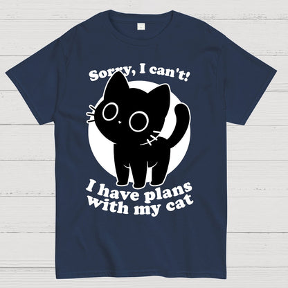 I Like Cats Not People - Cute Irony Pet Geek T-Shirt
