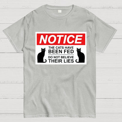 Cats Have Been Fed Geek T-Shirt