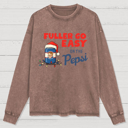 Fuller Go Easy On The Pepsi Christmas Washed Long Sleeve Tee