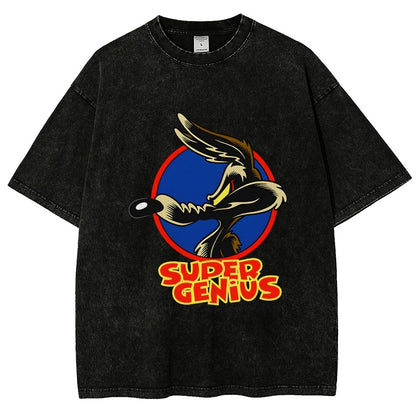 Dick Coyote Super Genius Vintage Distressed T-shirt