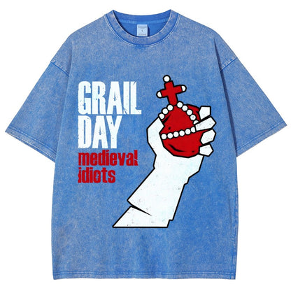Medieval Idiots Vintage Distressed T-shirt