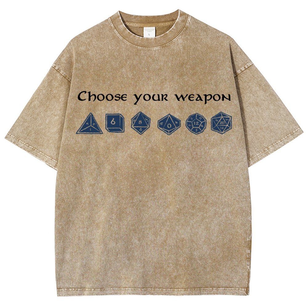 Choose your weapon Vintage Distressed T-shirt