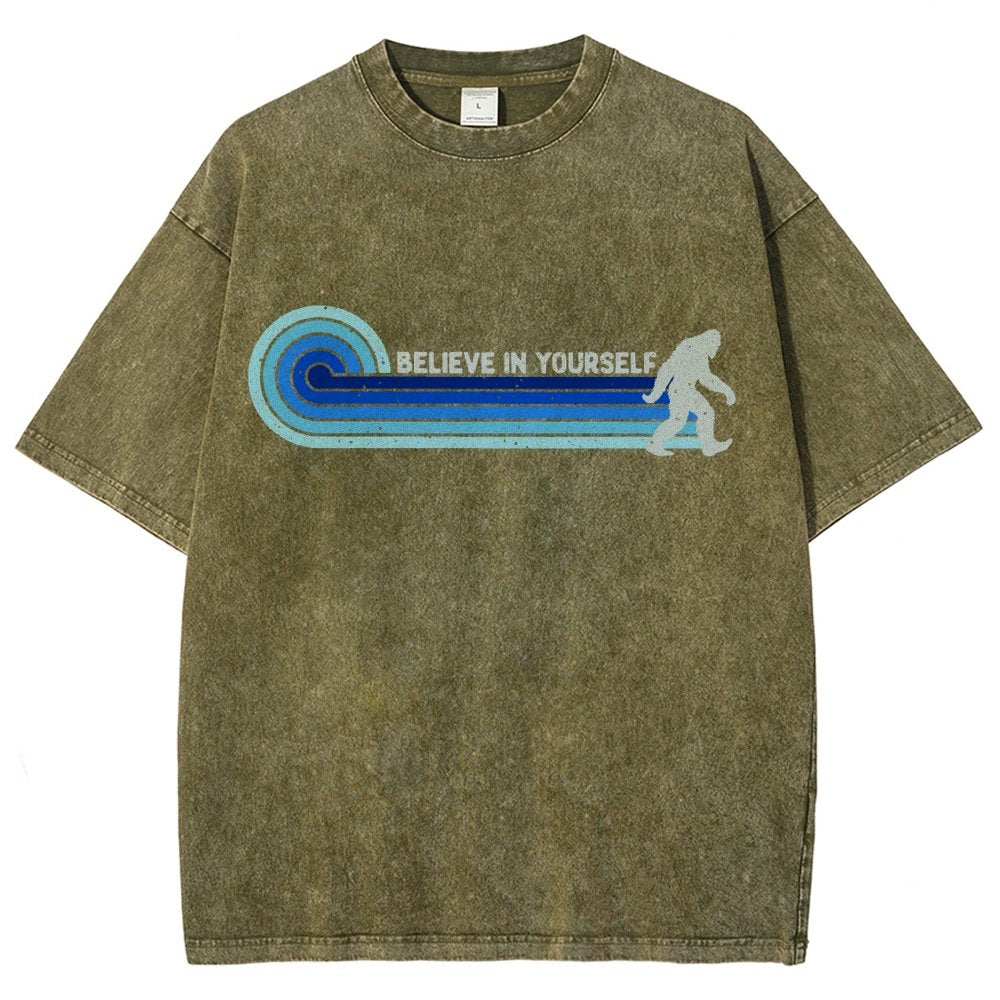 Vintage Creature BELIEVE IN YOURSELF Vintage Distressed T-shirt