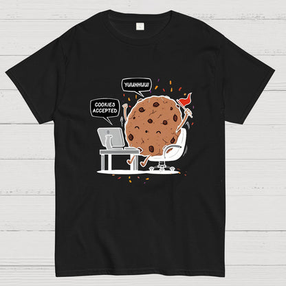 Cookies Accepted Nerdy T-Shirt