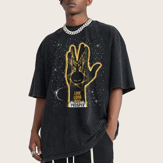 Live long and prosper Vintage Distressed T-shirt