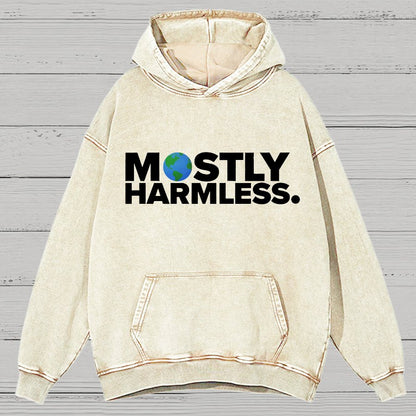Mostly Harmless Vintage Distressed Hoodie