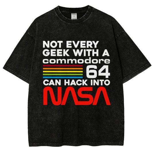 Geek Hack Vintage Distressed T-shirt