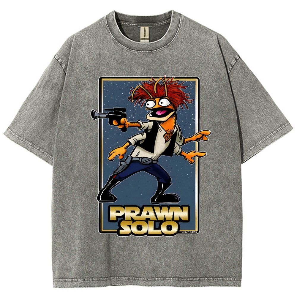 Prawn Hero Vintage Distressed T-shirt