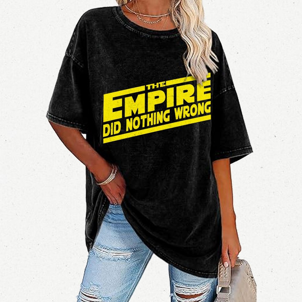 The Empire Did Nothing Wrong Vintage Distressed T-shirt
