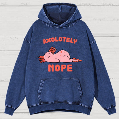Axo Nope Vintage Distressed Hoodie