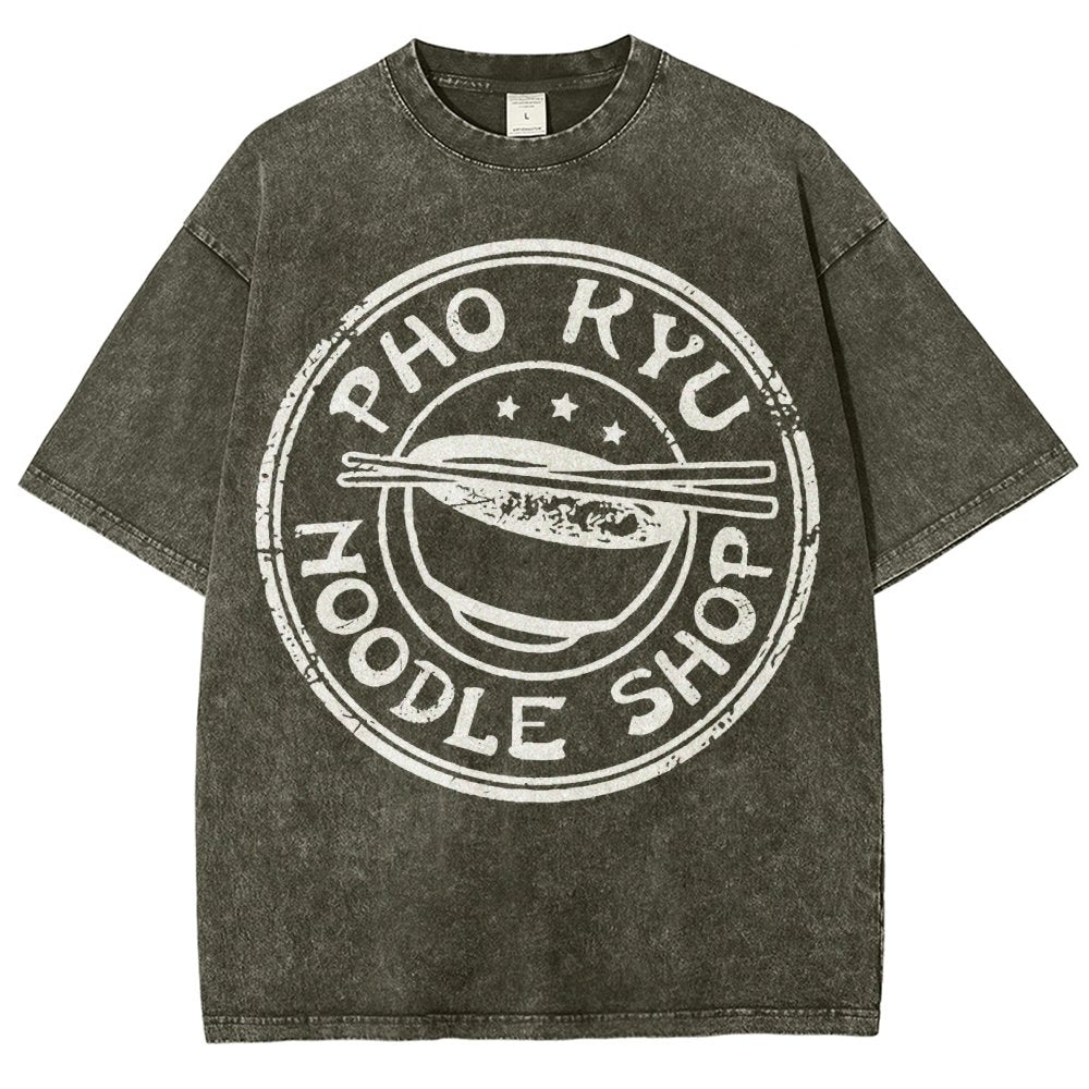 Pho Kyu Noodle Shop Vintage Distressed T-shirt