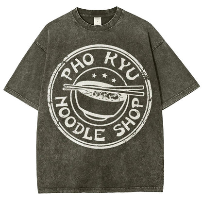 Pho Kyu Noodle Shop Vintage Distressed T-shirt