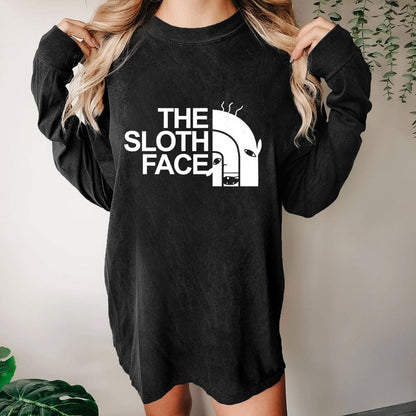 Slothface Washed Long Sleeve Tee