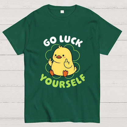 Go Luck Yourself Duck Geek T-Shirt