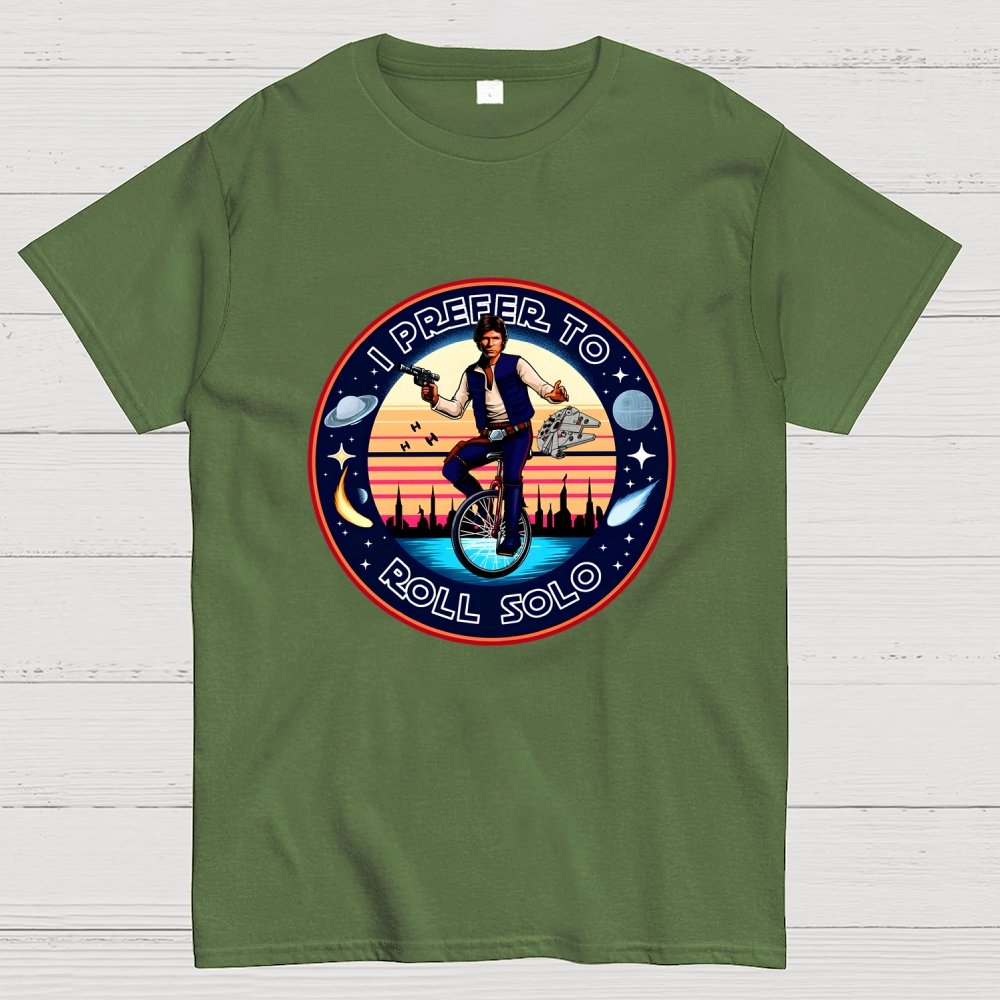 I Roll Solo Geek T-Shirt