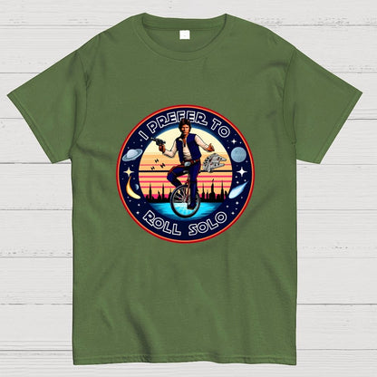I Roll Solo Geek T-Shirt