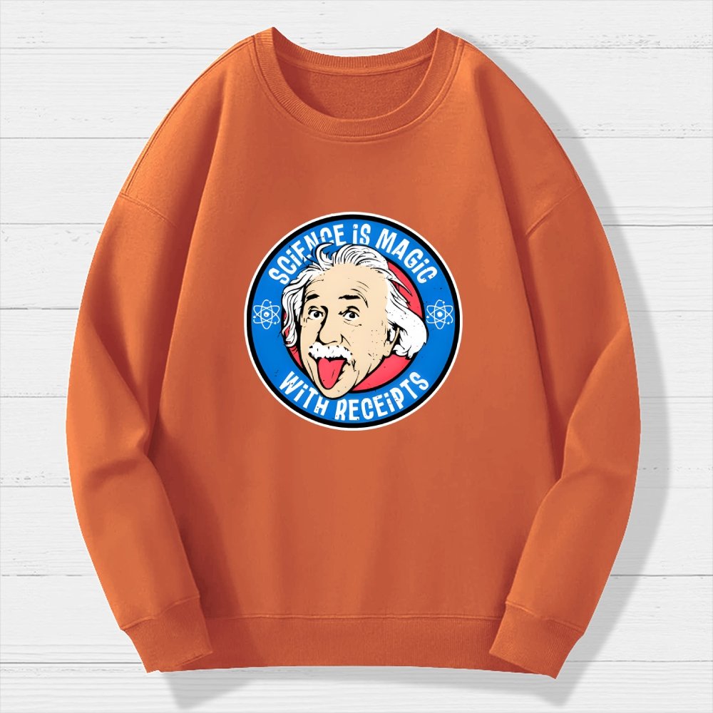 Science Is Magic Geek Cotton Sweatshirt