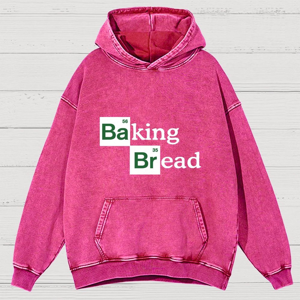 Baking Bread Vintage Distressed Hoodie