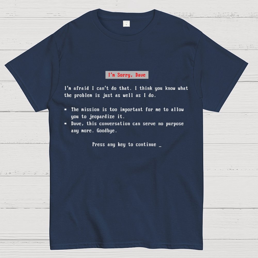 Blue Screen of HAL Geek T-Shirt