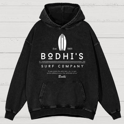 Bodhi's Surf Company Est. 1991 Vintage Distressed Hoodie