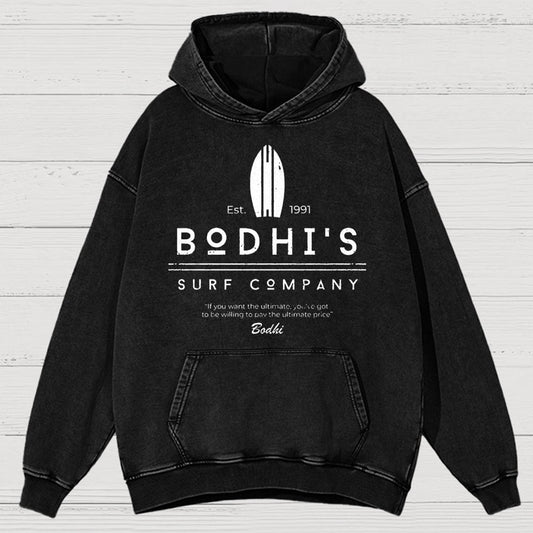 Bodhi's Surf Company Est. 1991 Vintage Distressed Hoodie
