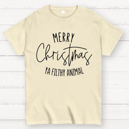 Merry Christmas Ya Filthy Animal Geek T-Shirt