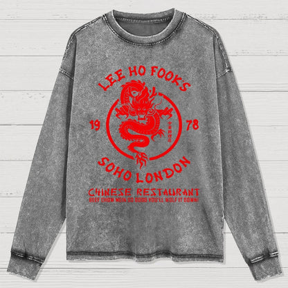 Lee Ho Fooks Chinese Restaurant Washed Long Sleeve Tee