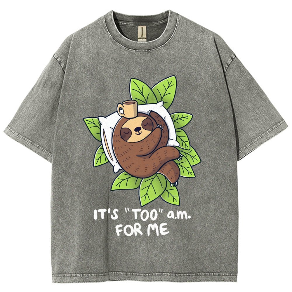 It's Too A.M. For Me Vintage Distressed T-shirt