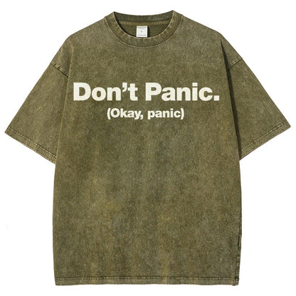 Okay Panic Vintage Distressed T-shirt