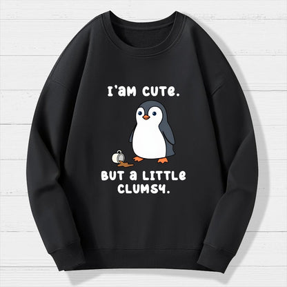 Little Clumsy Geek Cotton Sweatshirt