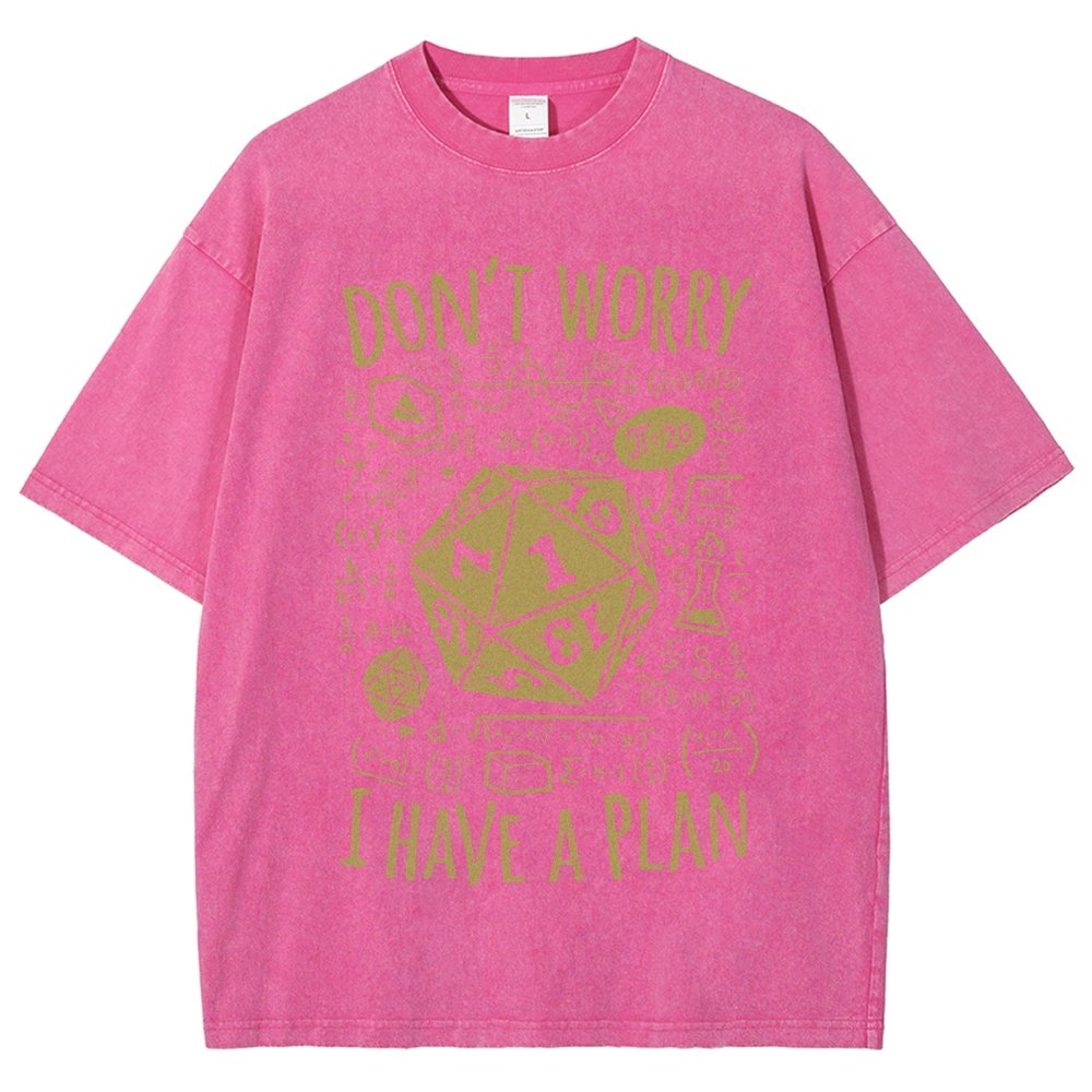 I Have A Plan Vintage Distressed T-shirt
