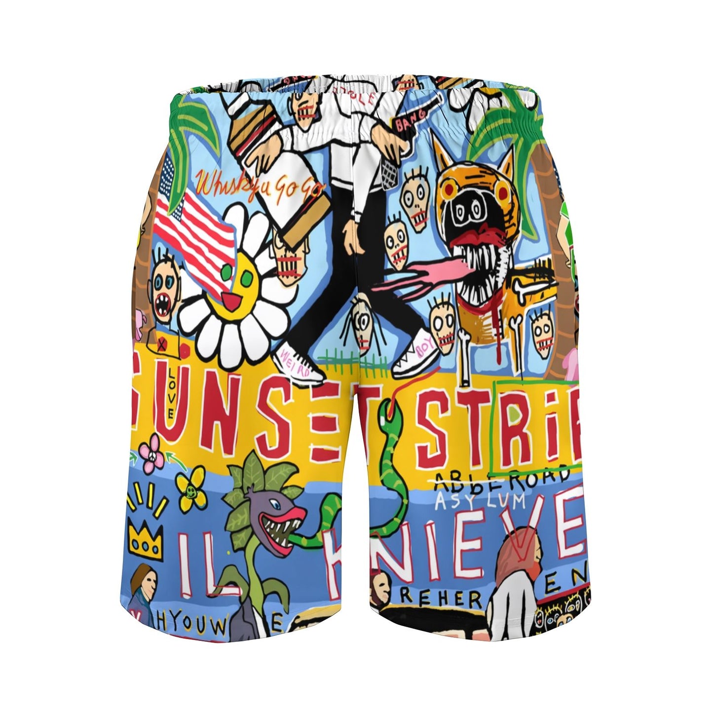 Vintage Graffiti Geek Shorts