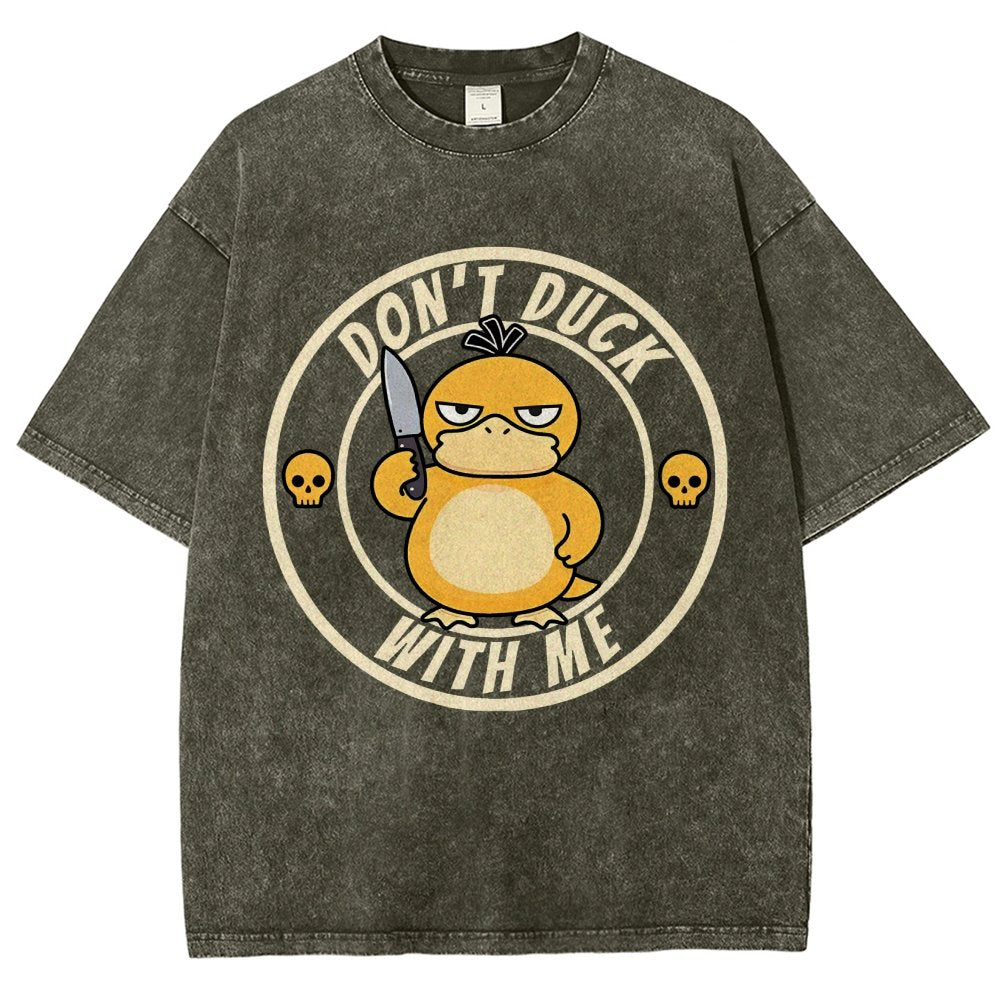 Don't Duck With Me Vintage Distressed T-shirt