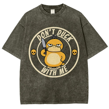 Don't Duck With Me Vintage Distressed T-shirt