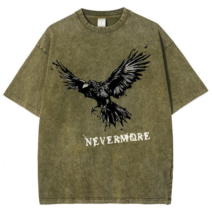 Nevermore Vintage Distressed T-shirt