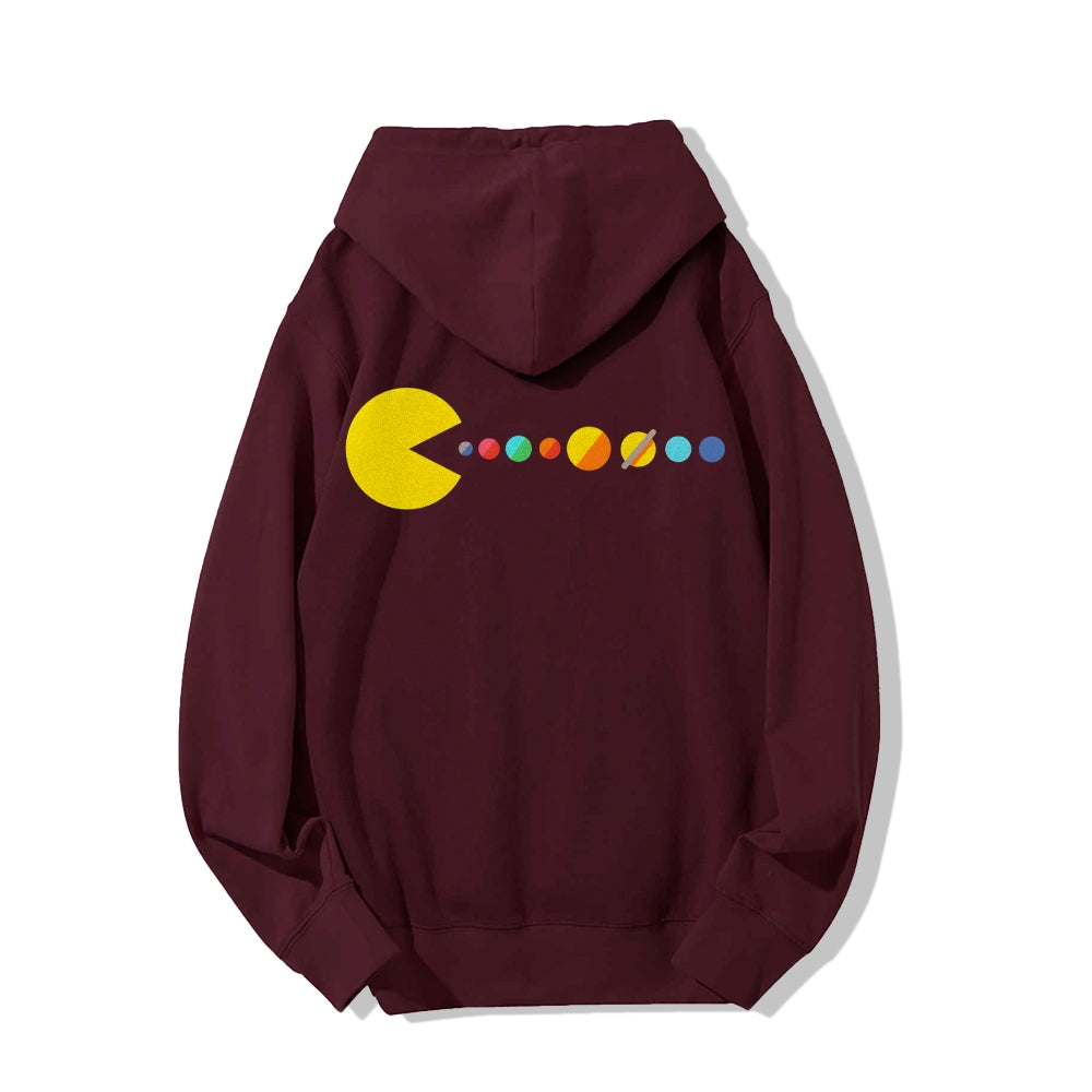 Mister Universe Printed Back Unisex Cotton Hoodie