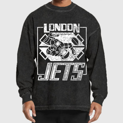 London Jets Washed Long Sleeve Tee