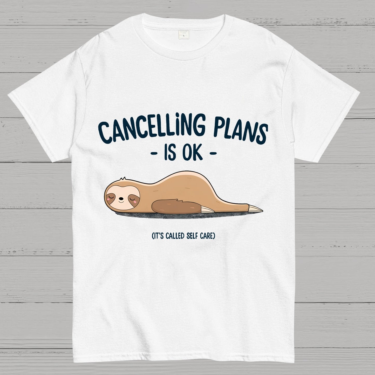 Cancelling Plans Is Ok Funny Nerdy T-Shirt