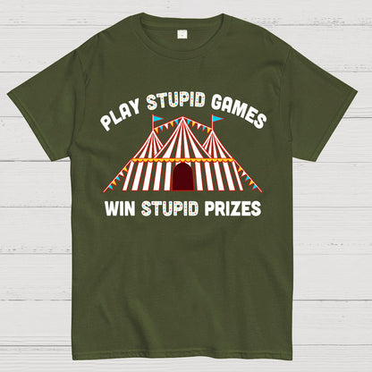 Play Stupid Games Geek T-Shirt