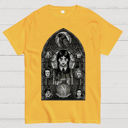 Stained Glass of Outcasts Geek T-Shirt