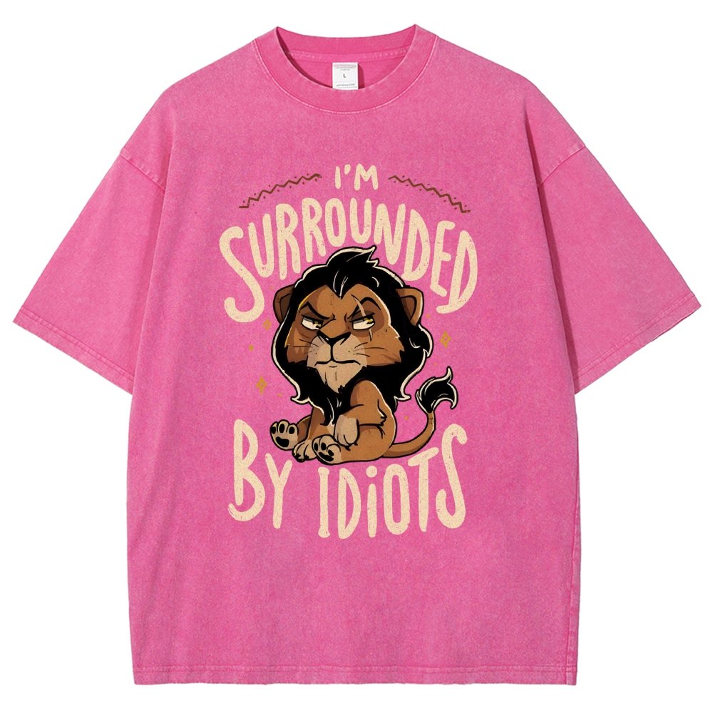 Surrounded by Idiots Vintage Distressed T-shirt